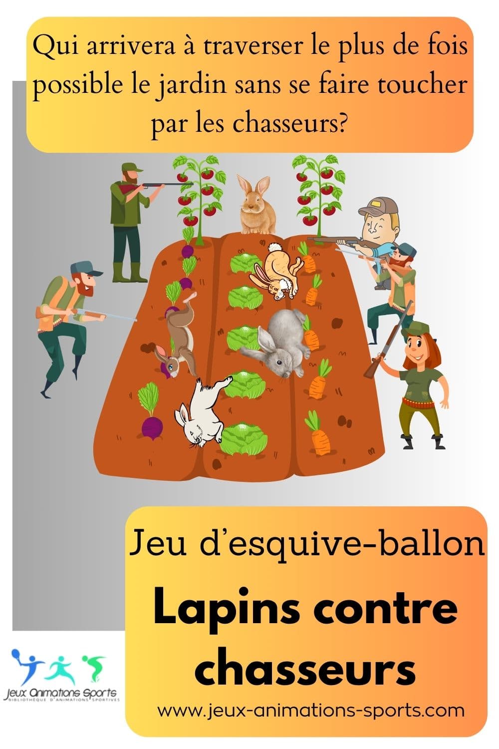 Lapins contre chasseurs