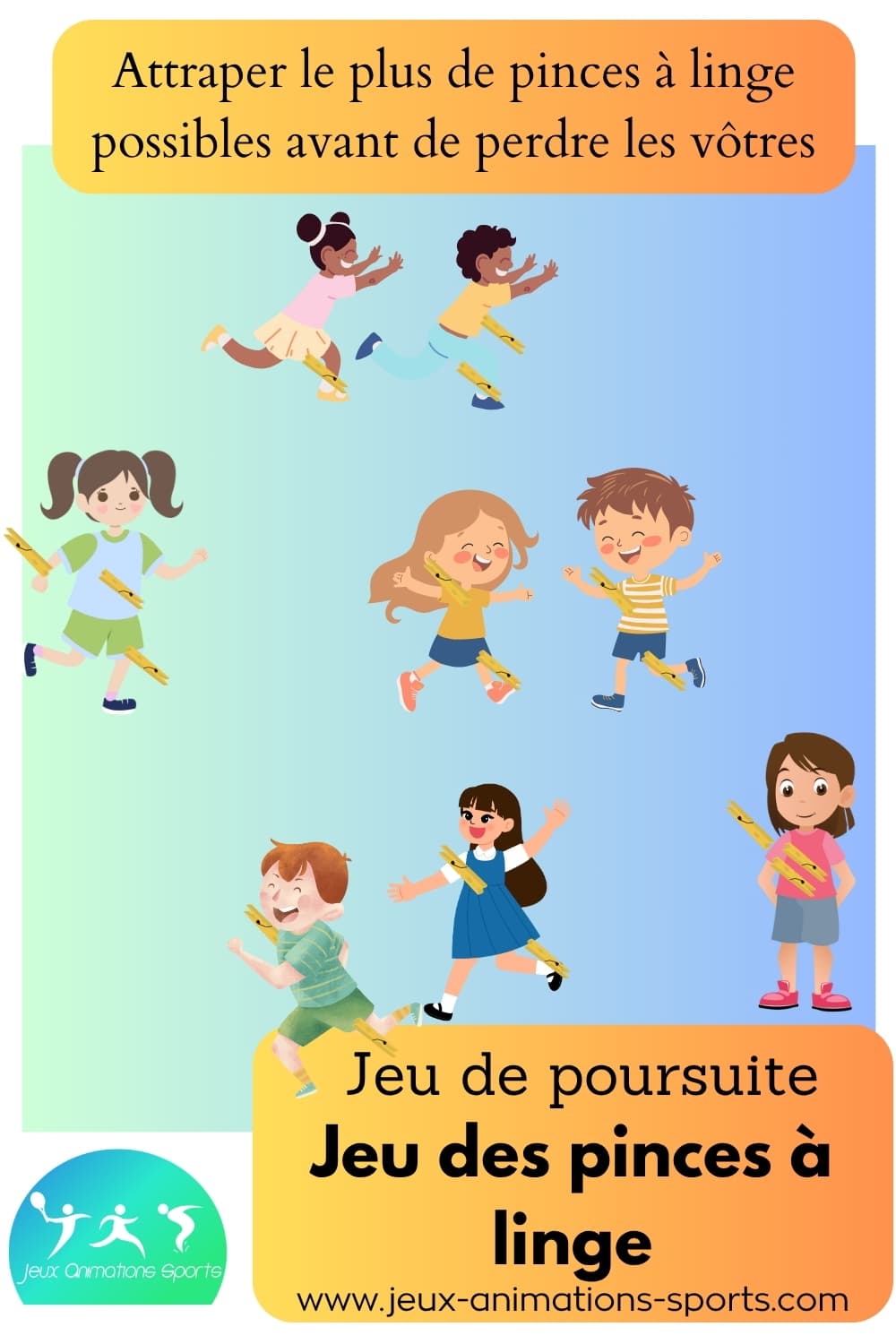 Le jeu des pinces à linge